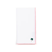 Serviettes de table Nazaré en blanc avec broderie d'été