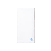 White Nazaré napkins with small christmas embroidery