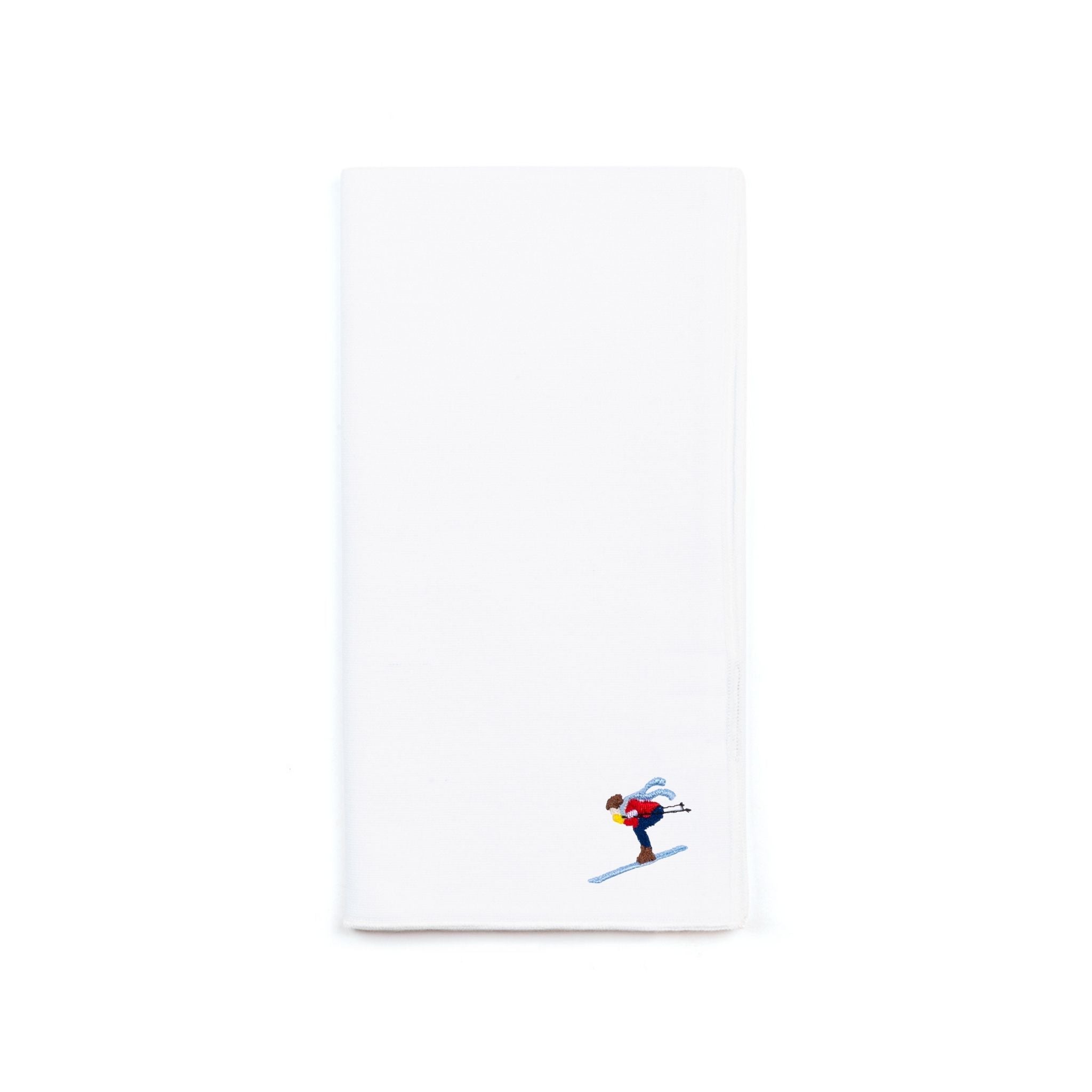 Guardanapos Nazaré branco com bordados retro