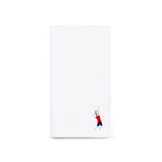 Guardanapos Nazaré branco com bordados retro