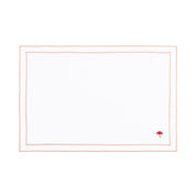 Roupa de mesa Nazaré branca, em algodão, com motivos de outono bordados