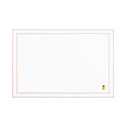 Roupa de mesa Nazaré branca, em algodão, com frutas bordadas