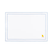 Mantelería Nazaré blanca, en algodón, con motivos de Pascua bordados