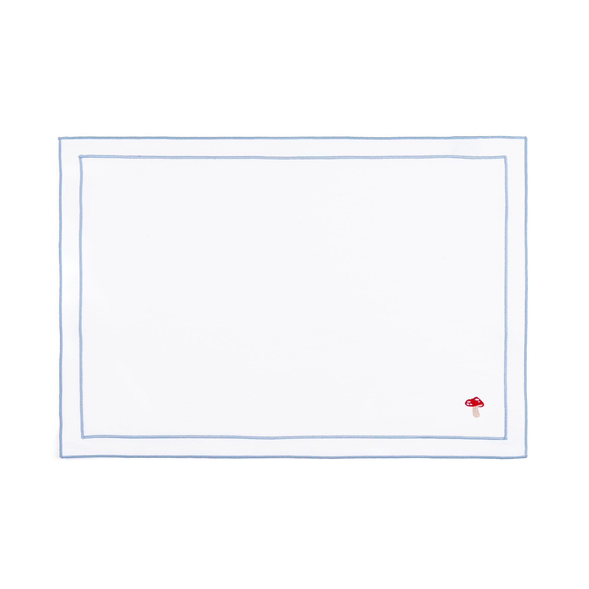 Roupa de mesa Nazaré branca, em algodão, com motivos de outono bordados