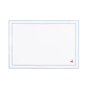 Roupa de mesa Nazaré branca, em algodão, com frutas bordadas