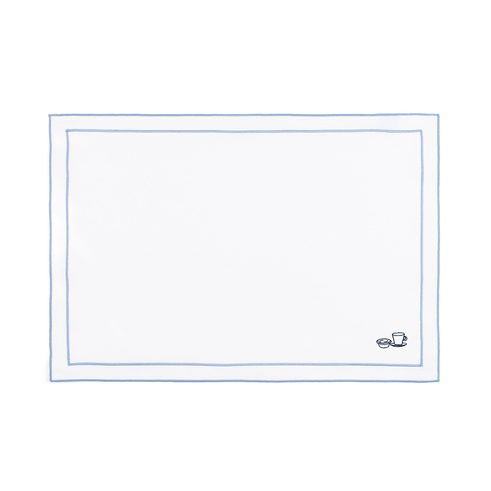 Roupa de mesa Nazaré branca, em algodão, com motivos inspirados em Portugal bordados