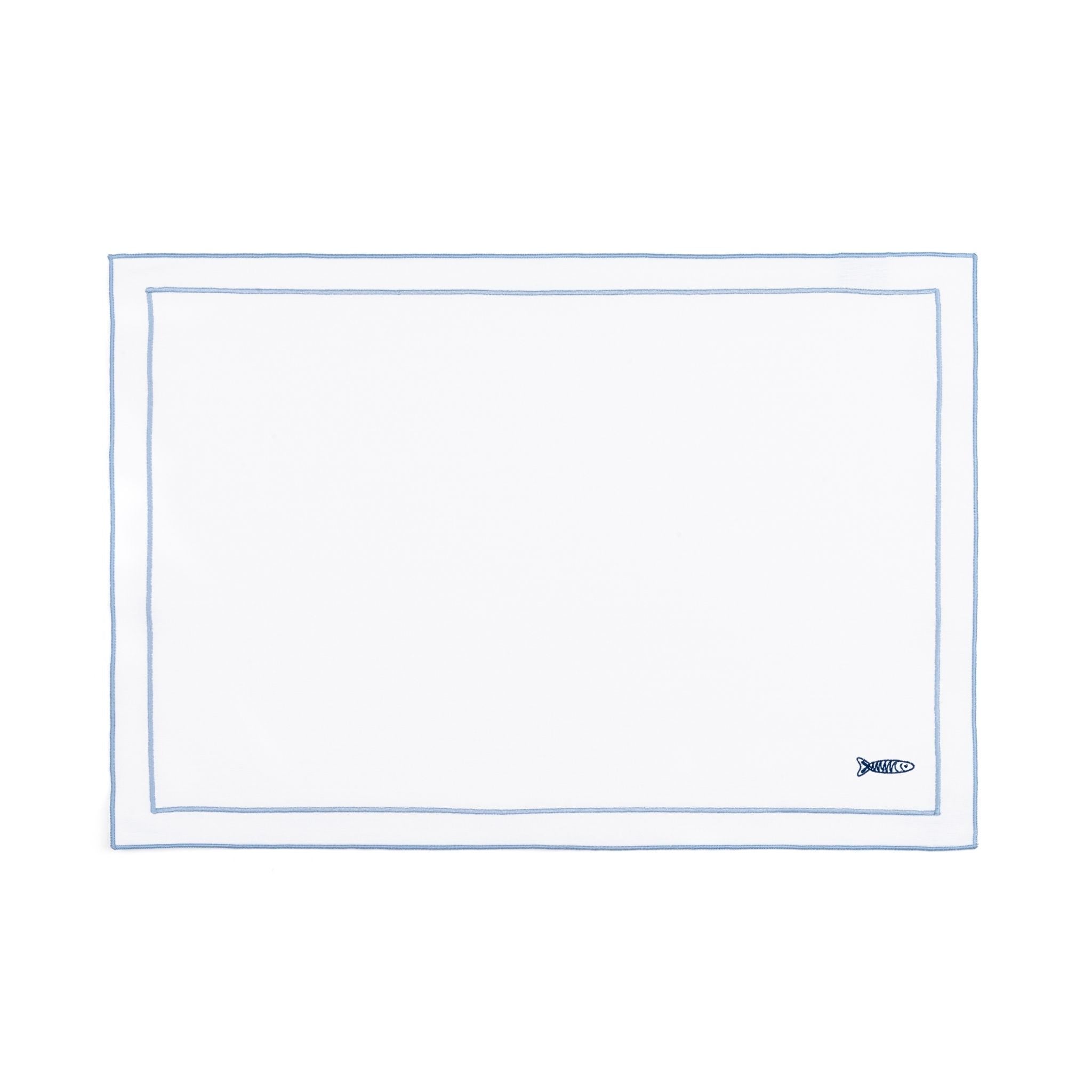 Roupa de mesa Nazaré branca, em algodão, com motivos inspirados em Portugal bordados