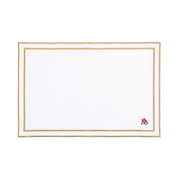 Nazaré white cotton table linen with embroidered summer motifs - Torres Novas
