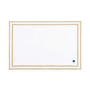 Nazaré white cotton table linen with embroidered summer motifs - Torres Novas