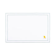 Mantelería Nazaré blanca, en algodón, con motivos de Pascua bordados