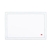 Roupa de mesa Nazaré branca, em algodão, com motivos de outono bordados