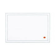 Roupa de mesa Nazaré branca, em algodão, com motivos de outono bordados