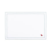 Roupa de mesa Nazaré branca, em algodão, com frutas bordadas