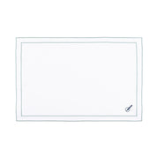 Roupa de mesa Nazaré branca, em algodão, com motivos inspirados em Portugal bordados