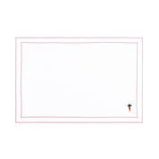 Mantelería Nazaré blanca, en algodón, con motivos de Pascua bordados