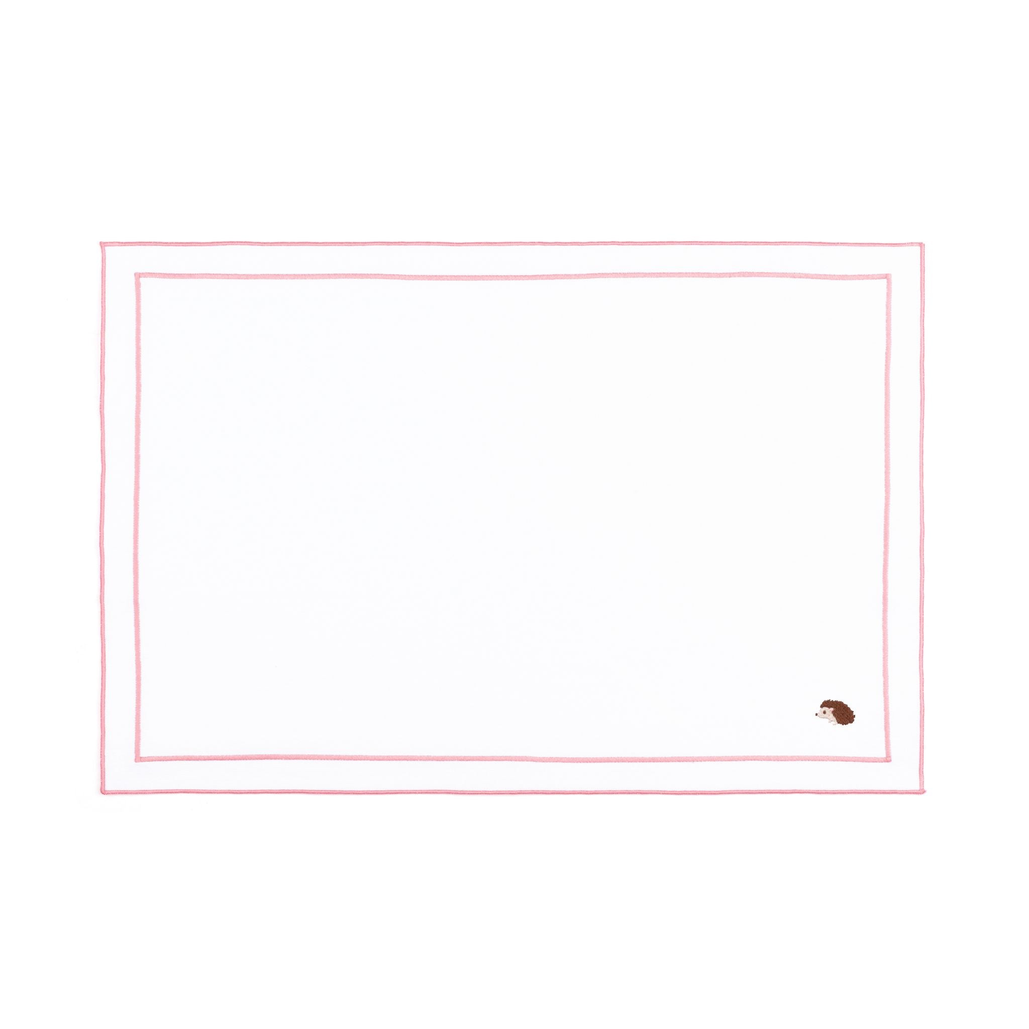 Roupa de mesa Nazaré branca, em algodão, com motivos de outono bordados