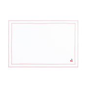 Roupa de mesa Nazaré branca, em algodão, com frutas bordadas