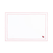 Roupa de mesa Nazaré branca, em algodão, com frutas bordadas