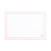 Roupa de mesa Nazaré branca, em algodão, com corações bordados