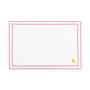 Mantelería Nazaré blanca, en algodón, con motivos de Pascua bordados