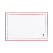 Mantelería Nazaré blanca, en algodón, con motivos de Pascua bordados