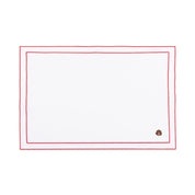 Roupa de mesa Nazaré branca, em algodão, com motivos de outono bordados