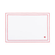 Roupa de mesa Nazaré branca, em algodão, com motivos de outono bordados