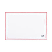 Roupa de mesa Nazaré branca, em algodão, com motivos inspirados em Portugal bordados