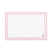 Roupa de mesa Nazaré branca, em algodão, com motivos inspirados em Portugal bordados