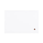 Roupa de mesa Nazaré branca, em algodão, com motivos de outono bordados