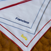 Manteles individuales Nazaré en blanco