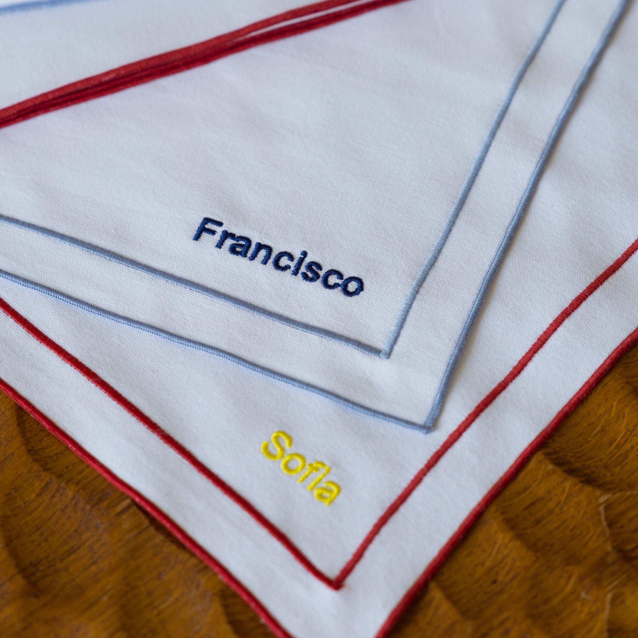 Manteles individuales Nazaré en blanco