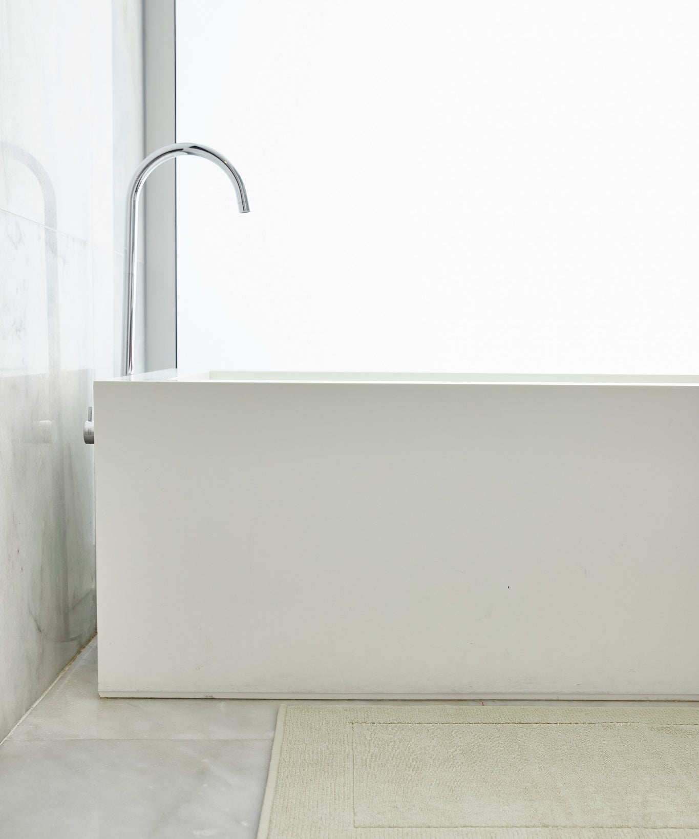 Khaki green bath mat - Torres Novas