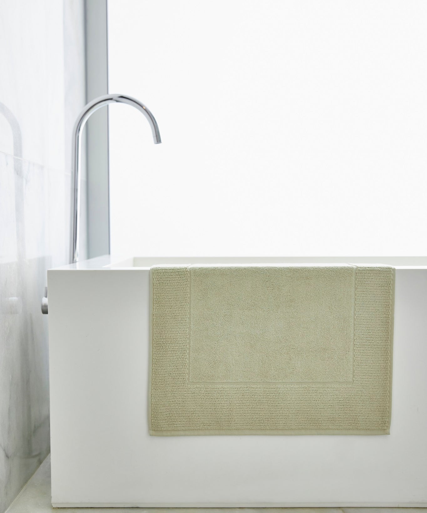Khaki green bath mat - Torres Novas