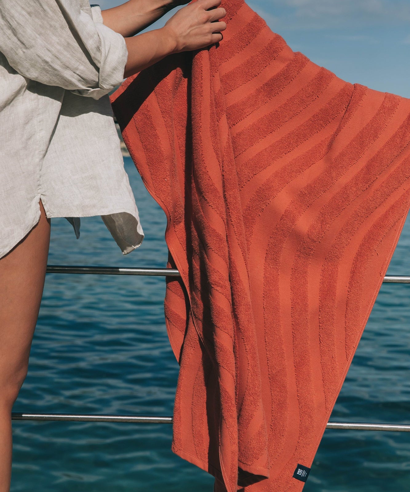 Mar ondulado beach towel - Torres Novas